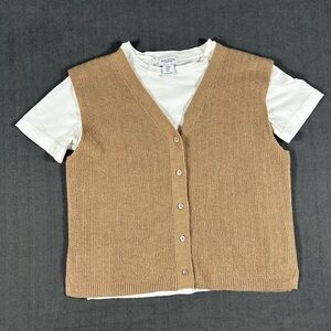 Revolve | Song of Style by Aimee Song Sweater Vest Over White Cotton Tshirt